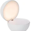 CLIPPER - Oplaadbare Tafellamp - Accu/Batterij - Ø 12 cm - LED - 1x2,2W 2700K - Wit*Lucide Best