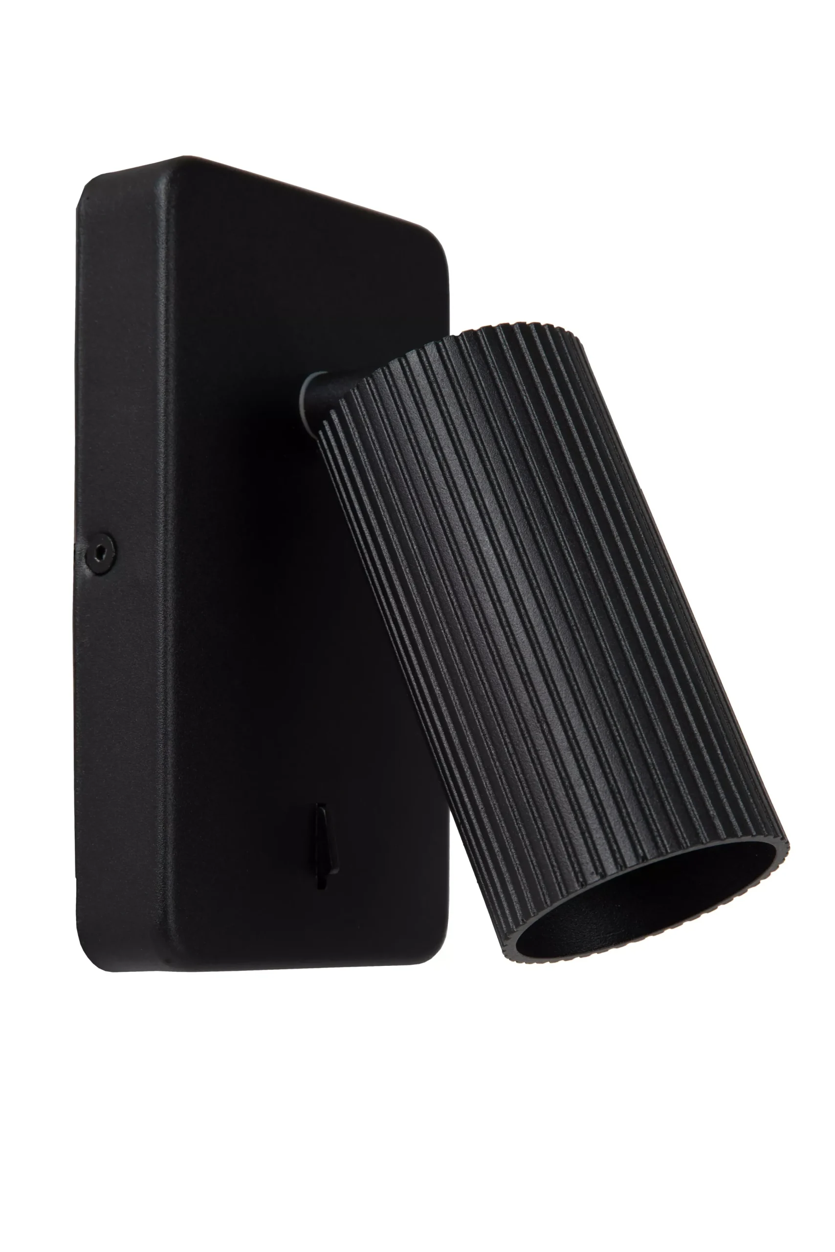CLUBS - Bedlamp / Wandlamp - 1xGU10 - Zwart*Lucide Cheap