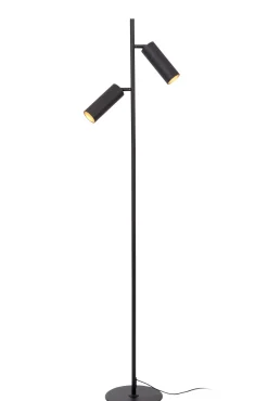 CLUBS - Vloerlamp - 2xGU10 - Zwart*Lucide Best Sale