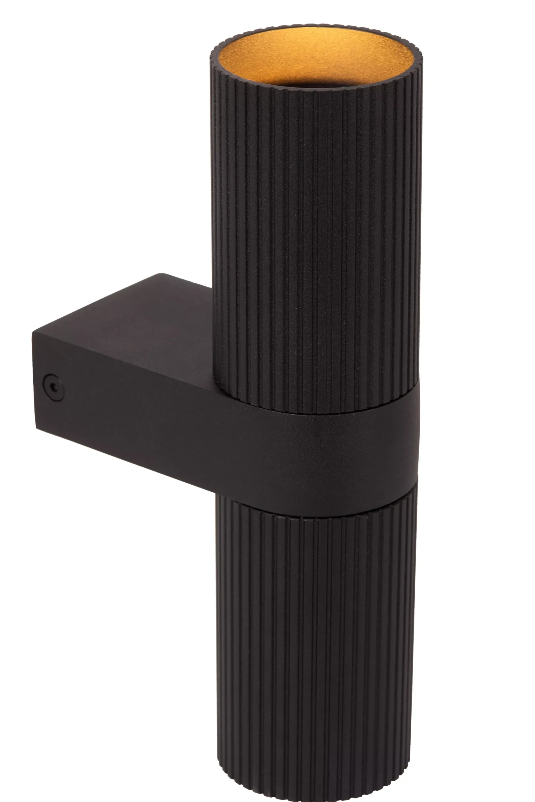 CLUBS - Wandspot / Wandlamp - 2xGU10 - Zwart*Lucide Online