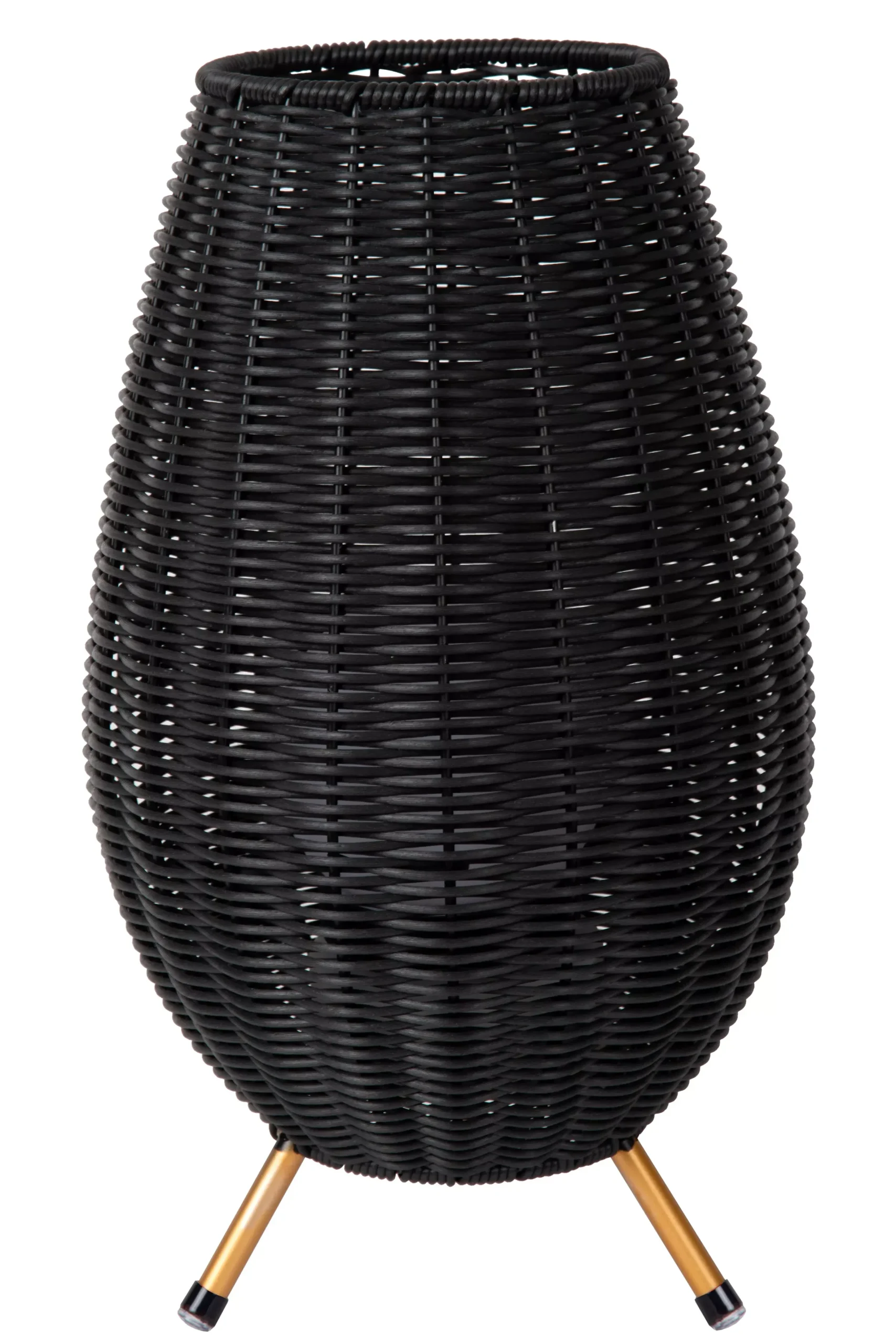 COLIN IP44 - Oplaadbare Tafellamp Binnen/Buiten - Accu/Batterij - LED 3 StepDim - 1x3W 3000K - IP44 - Zwart*Lucide Online