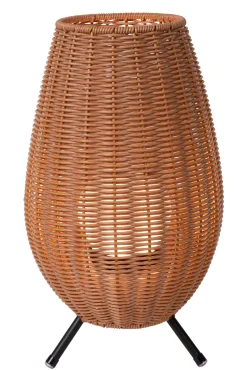 COLIN IP44 - Oplaadbare Tafellamp Binnen/Buiten - Accu/Batterij - LED 3 StepDim - 1x3W 3000K - IP44 - Naturel*Lucide Store