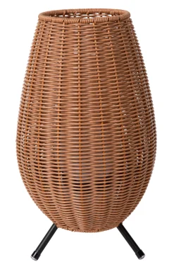 COLIN IP44 - Oplaadbare Tafellamp Binnen/Buiten - Accu/Batterij - LED 3 StepDim - 1x3W 3000K - IP44 - Naturel*Lucide Store
