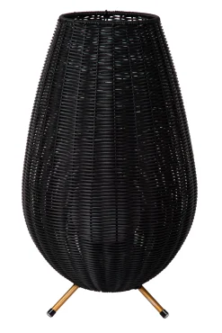 COLIN IP44 - Oplaadbare Tafellamp Binnen/Buiten - Accu/Batterij - LED 3 StepDim - 1x3W 3000K - IP44 - Zwart*Lucide Fashion