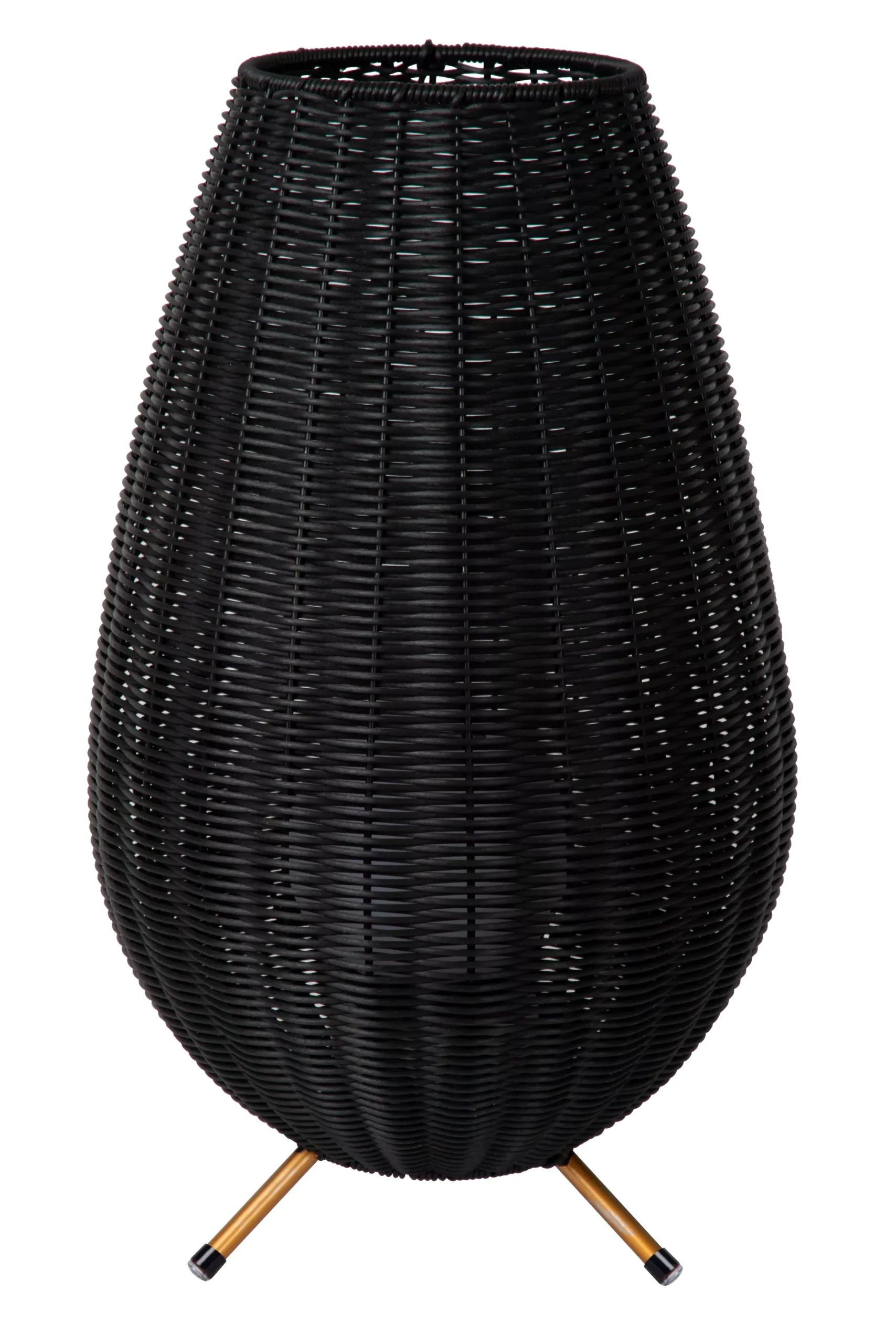 COLIN IP44 - Oplaadbare Tafellamp Binnen/Buiten - Accu/Batterij - LED 3 StepDim - 1x3W 3000K - IP44 - Zwart*Lucide Fashion
