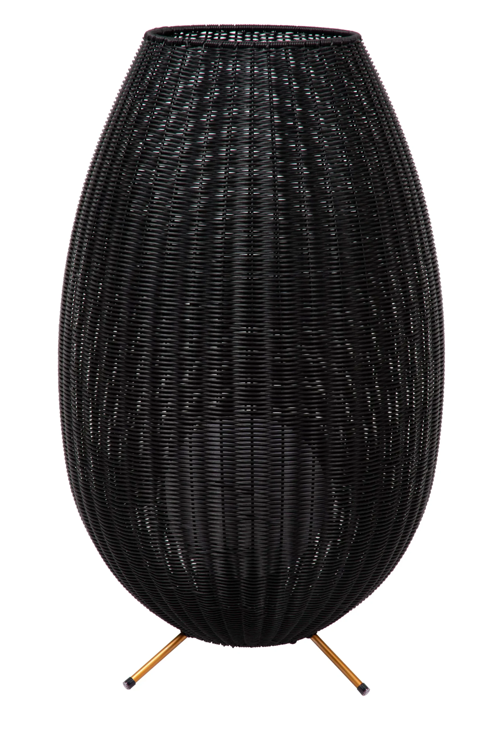 COLIN IP44 - Oplaadbare Vloerlamp Binnen/Buiten - Accu/Batterij - LED 3 StepDim - 1x3W 3000K - IP44 - Zwart*Lucide Outlet