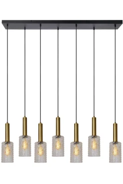 CORALIE - Hanglamp - 7xE27 - Transparant*Lucide Cheap