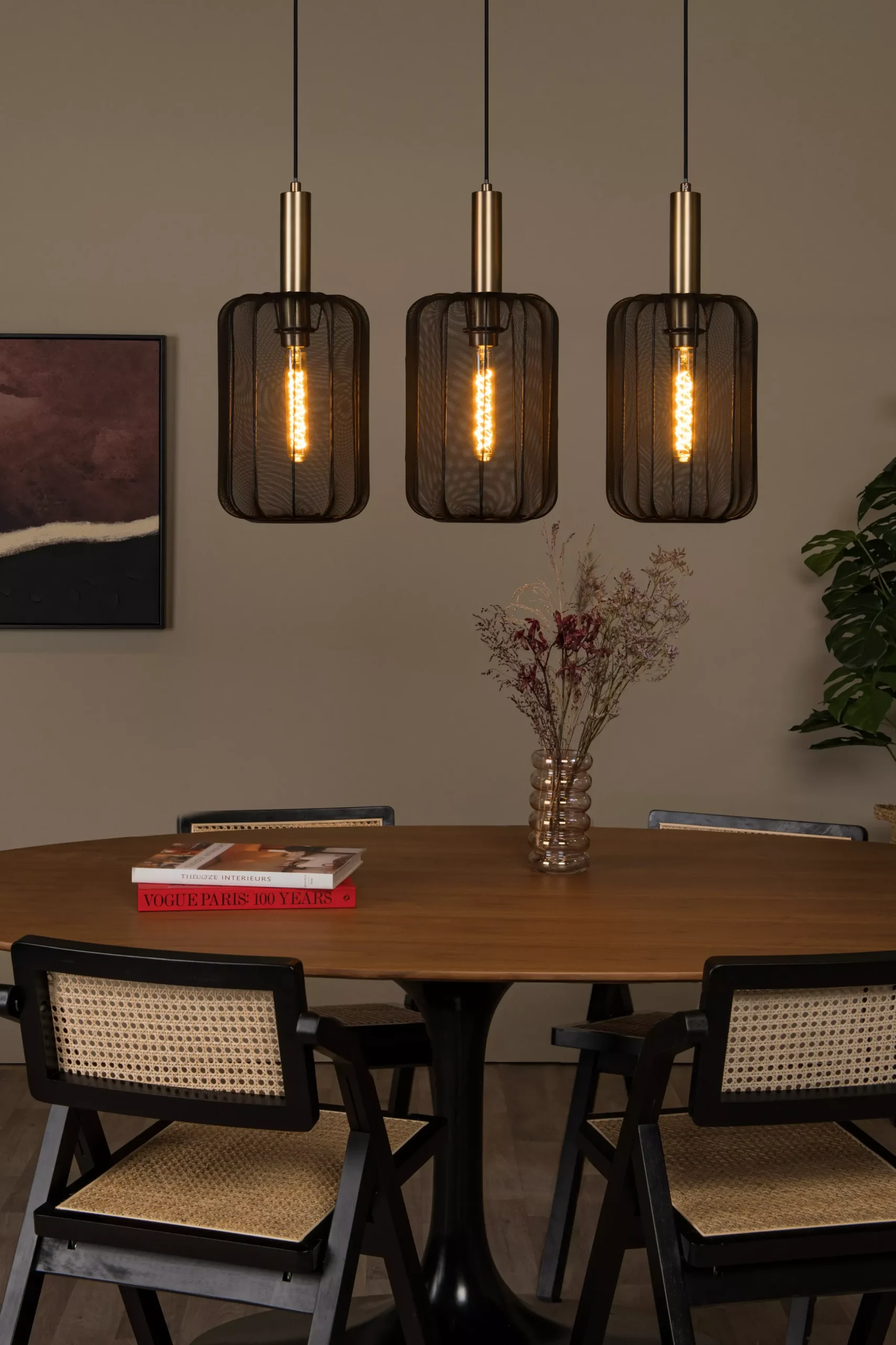 CORINA - Hanglamp - 3xE27 - Zwart*Lucide Clearance