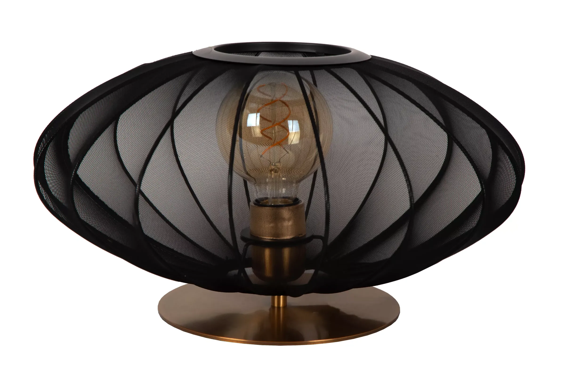 CORINA - Tafellamp - Ø 40 cm - 1xE27 - Zwart*Lucide Store