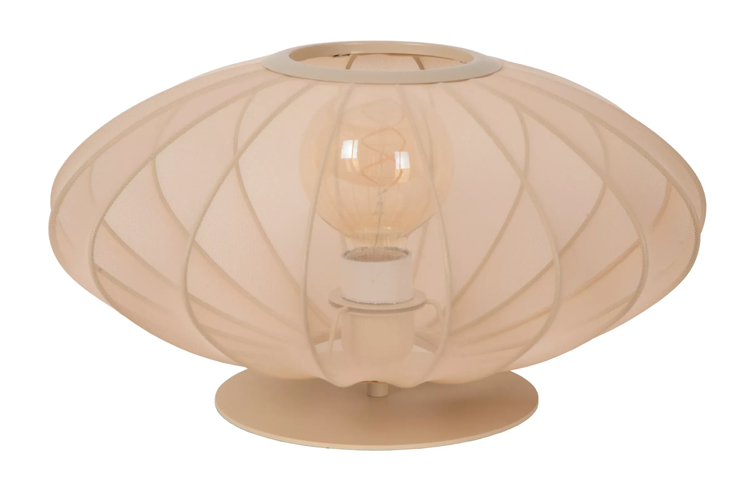CORINA - Tafellamp - Ø 40 cm - 1xE27 - Beige*Lucide Shop