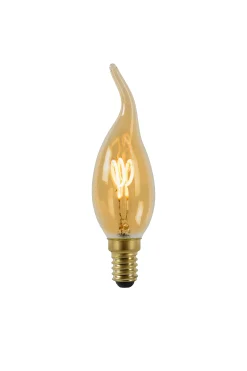 CT35 - Filament lamp - Ø 3,5 cm - LED Dimb. - E14 - 1x3W 2200K - Amber*Lucide Shop