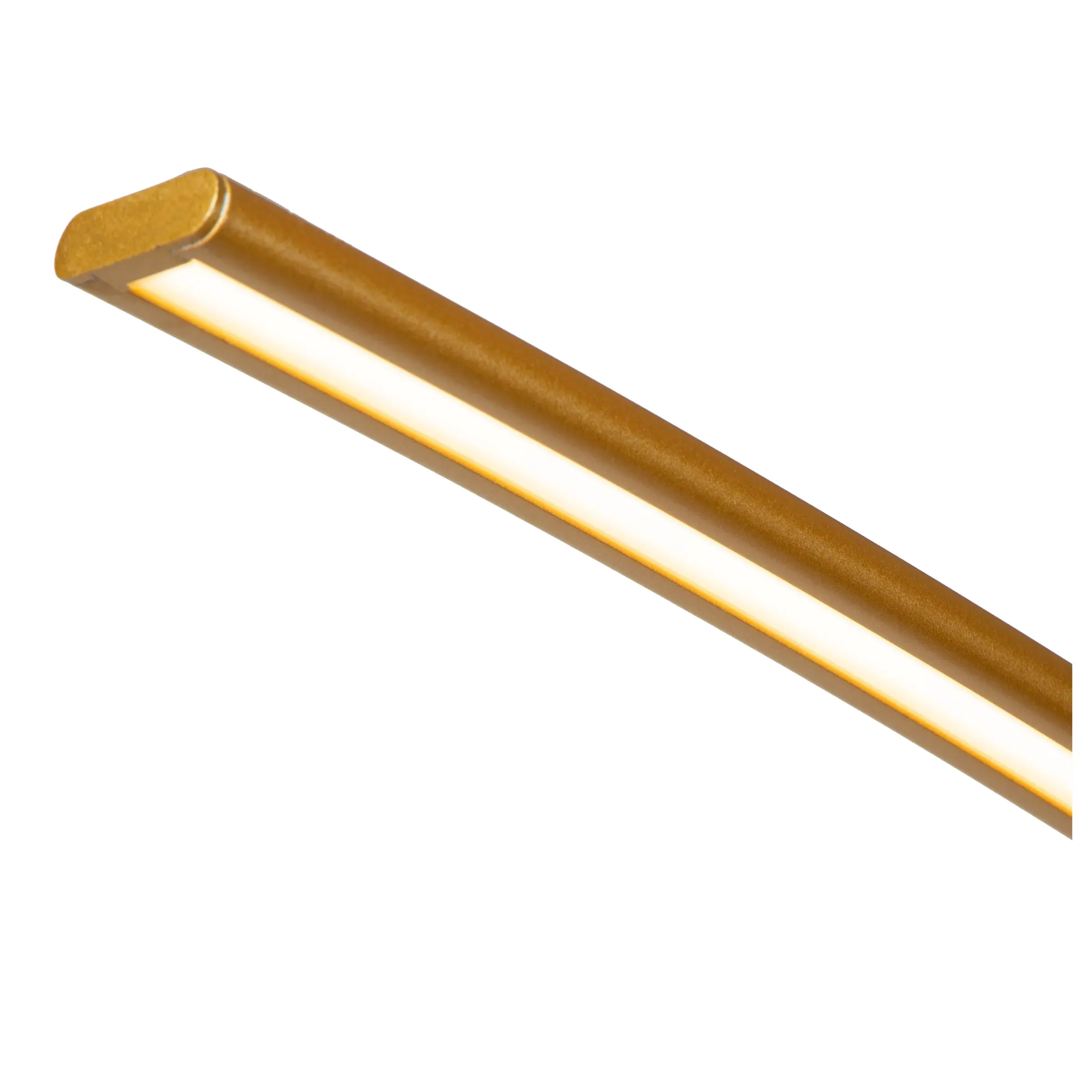 CURVE - Booglamp - LED Dimb. - 1x15W 2700K - Mat Goud / Messing*Lucide Best