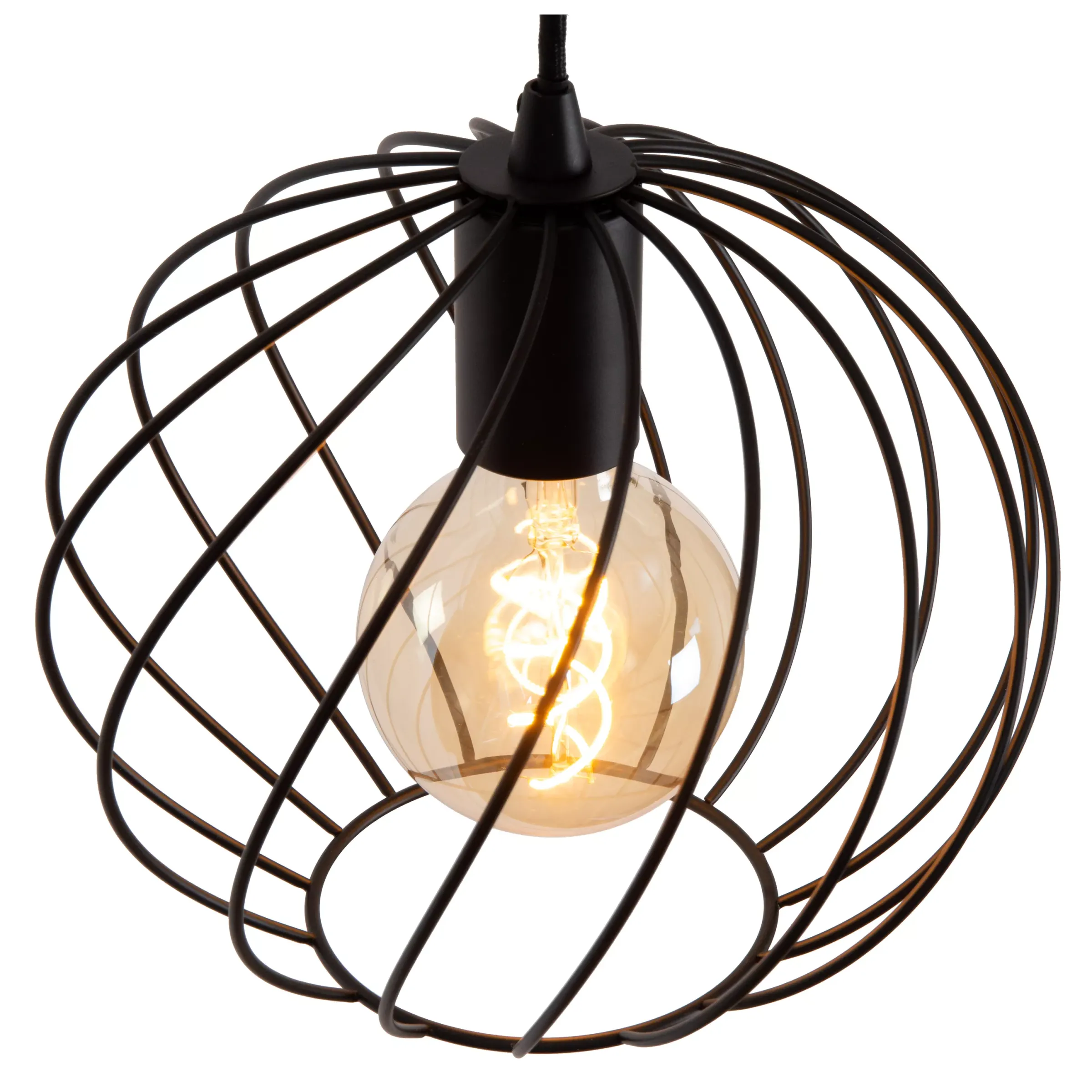 DANZA - Hanglamp - Ø 50 cm - 3xE27 - Zwart*Lucide Flash Sale