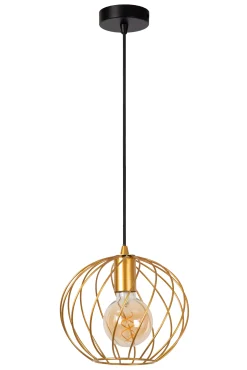 DANZA - Hanglamp - Ø 25 cm - 1xE27 - Mat Goud / Messing*Lucide Flash Sale