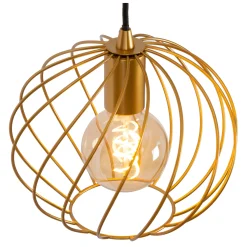 DANZA - Hanglamp - Ø 25 cm - 1xE27 - Mat Goud / Messing*Lucide Flash Sale