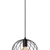 DANZA - Hanglamp - Ø 25 cm - 1xE27 - Zwart*Lucide Discount
