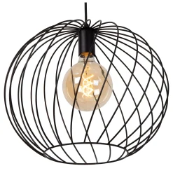 DANZA - Hanglamp - Ø 40 cm - 1xE27 - Zwart*Lucide Flash Sale