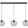 DANZA - Hanglamp - 3xE27 - Zwart*Lucide Hot