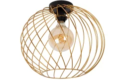 DANZA - Plafonnière - Ø 40 cm - 1xE27 - Mat Goud / Messing*Lucide Store