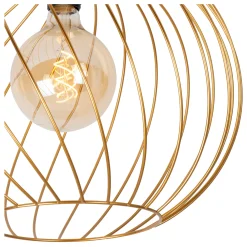 DANZA - Plafonnière - Ø 40 cm - 1xE27 - Mat Goud / Messing*Lucide Store