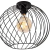 DANZA - Plafonnière - Ø 40 cm - 1xE27 - Zwart*Lucide Shop