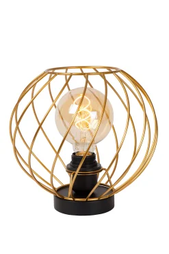 DANZA - Tafellamp - Ø 25 cm - 1xE27 - Mat Goud / Messing*Lucide Best Sale