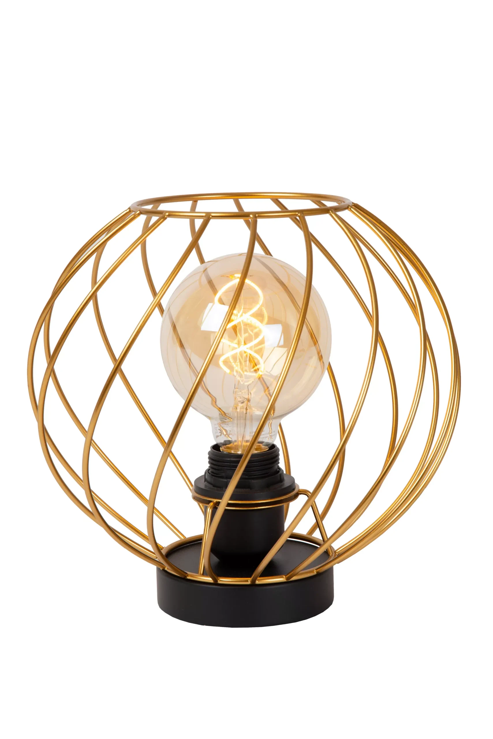 DANZA - Tafellamp - Ø 25 cm - 1xE27 - Mat Goud / Messing*Lucide Best Sale