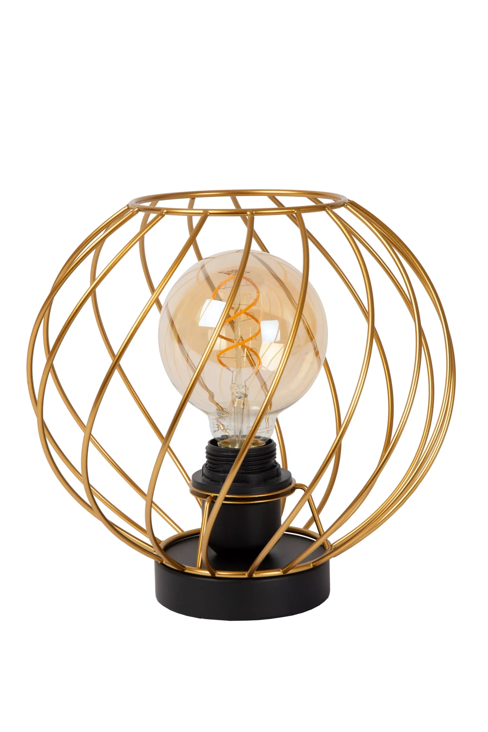 DANZA - Tafellamp - Ø 25 cm - 1xE27 - Mat Goud / Messing*Lucide Best Sale