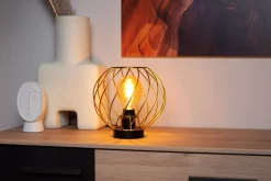 DANZA - Tafellamp - Ø 25 cm - 1xE27 - Mat Goud / Messing*Lucide Best Sale