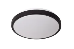 DASHER - Plafonnière Badkamer - Ø 29,3 cm - LED - 1x12W 2700K - IP44 - Beweging & dag/nacht sensor - Zwart*Lucide Clearance