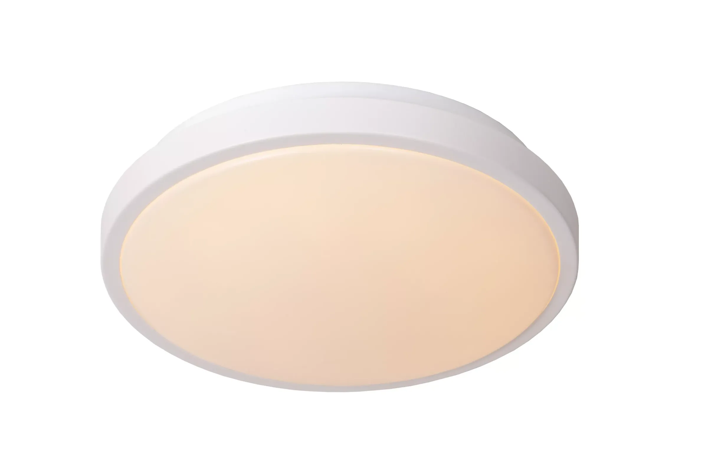 DASHER - Plafonnière Badkamer - Ø 29,3 cm - LED - 1x12W 2700K - IP44 - Beweging & dag/nacht sensor - Wit*Lucide Best Sale