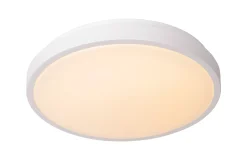 DASHER - Plafonnière Badkamer - Ø 34,8 cm - LED - 1x18W 2700K - IP44 - Beweging & dag/nacht sensor - Wit*Lucide Cheap
