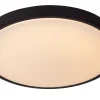 DASHER - Plafonnière Badkamer - Ø 41 cm - LED - 1x24W 2700K - IP44 - Beweging & dag/nacht sensor - Zwart*Lucide Discount
