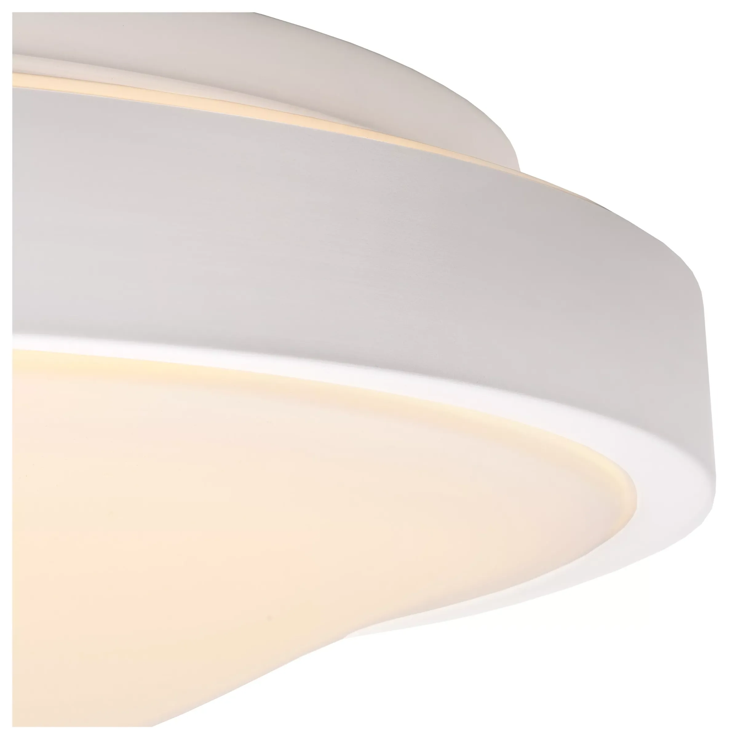 DASHER - Plafonnière Badkamer - Ø 41 cm - LED - 1x24W 2700K - IP44 - Beweging & dag/nacht sensor - Wit*Lucide Best Sale