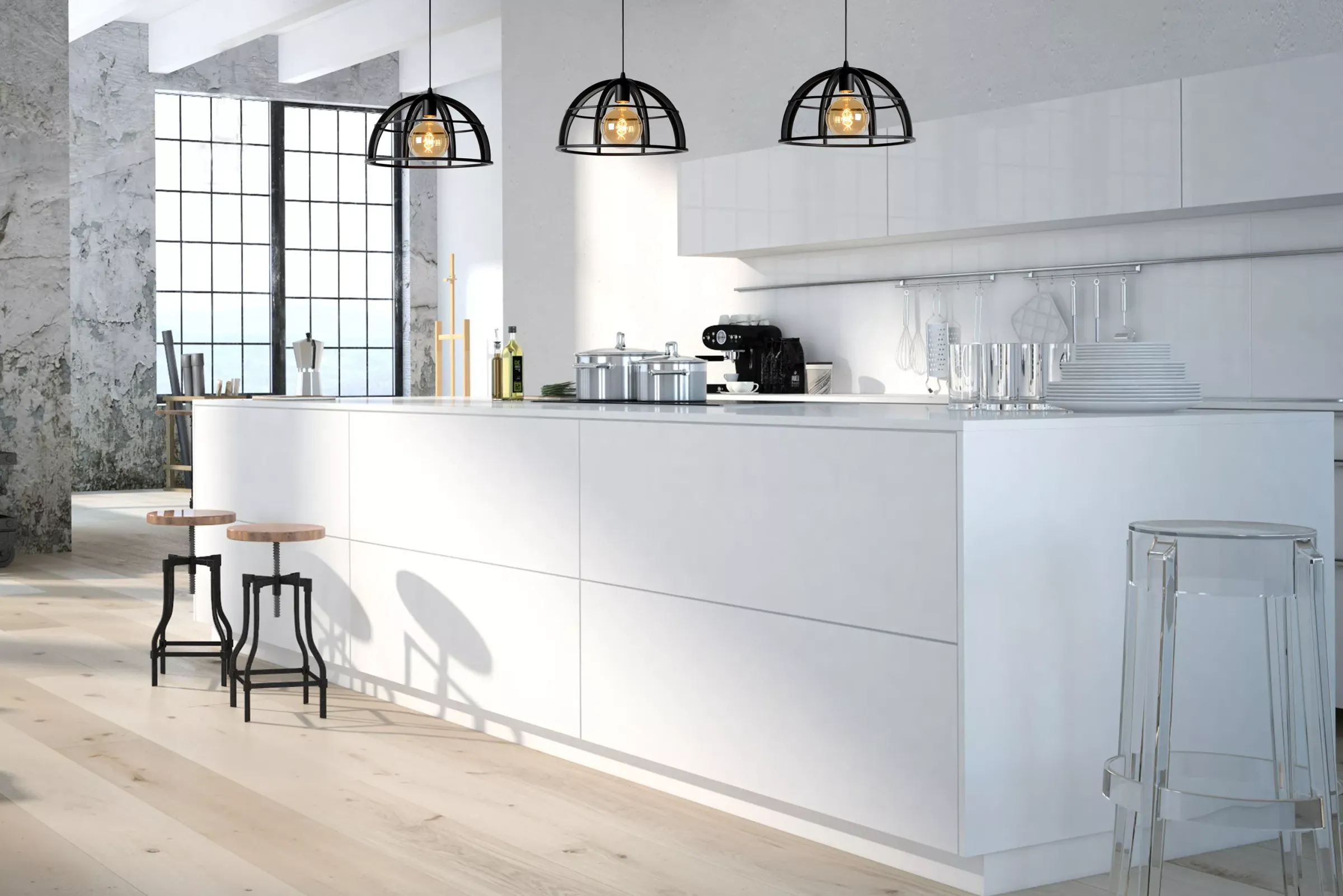 DIKRA - Hanglamp - Ø 40 cm - 1xE27 - Zwart*Lucide Shop