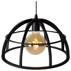 DIKRA - Hanglamp - Ø 40 cm - 1xE27 - Zwart*Lucide Shop