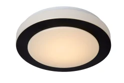 DIMY - Plafonnière Badkamer - Ø 28,6 cm - LED 3 StepDim - 1x12W 3000K - IP21 - Zwart*Lucide Online