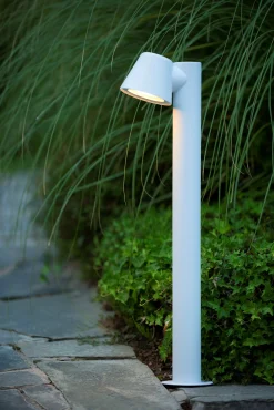 DINGO-LED - Sokkellamp - LED Dimb. - GU10 - 1x5W 3000K - IP44 - Wit*Lucide Cheap