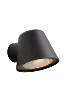 DINGO-LED - Wandlamp Binnen/Buiten - LED Dimb. - GU10 - 1x5W 3000K - IP44 - Antraciet*Lucide Online