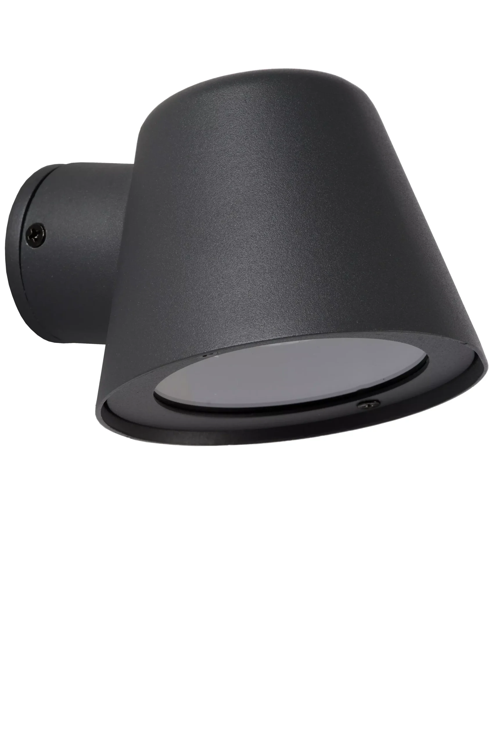 DINGO-LED - Wandlamp Binnen/Buiten - LED Dimb. - GU10 - 1x5W 3000K - IP44 - Antraciet*Lucide Online
