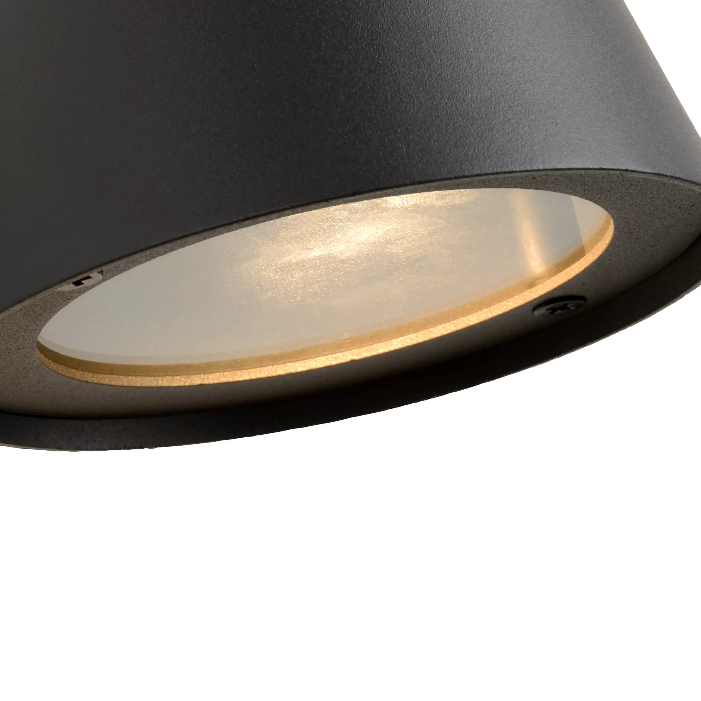 DINGO-LED - Wandlamp Binnen/Buiten - LED Dimb. - GU10 - 1x5W 3000K - IP44 - Antraciet*Lucide Online