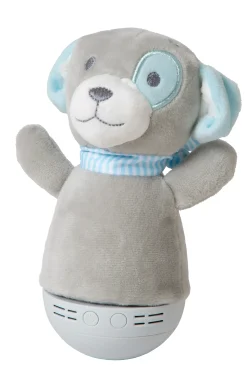 DOLLY - Tafellamp Kinderkamer - Batterijen - LED - 1x3W 2700K - Met muziekfunctie - Grijs*Lucide Clearance