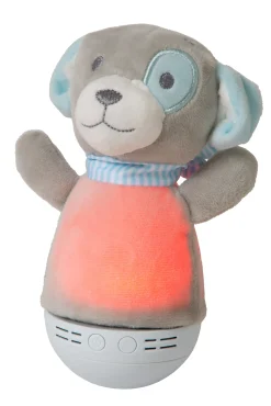 DOLLY - Tafellamp Kinderkamer - Batterijen - LED - 1x3W 2700K - Met muziekfunctie - Grijs*Lucide Clearance