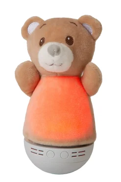 DOLLY - Tafellamp Kinderkamer - Batterijen - LED - 1x3W 2700K - Met muziekfunctie - Bruin*Lucide New