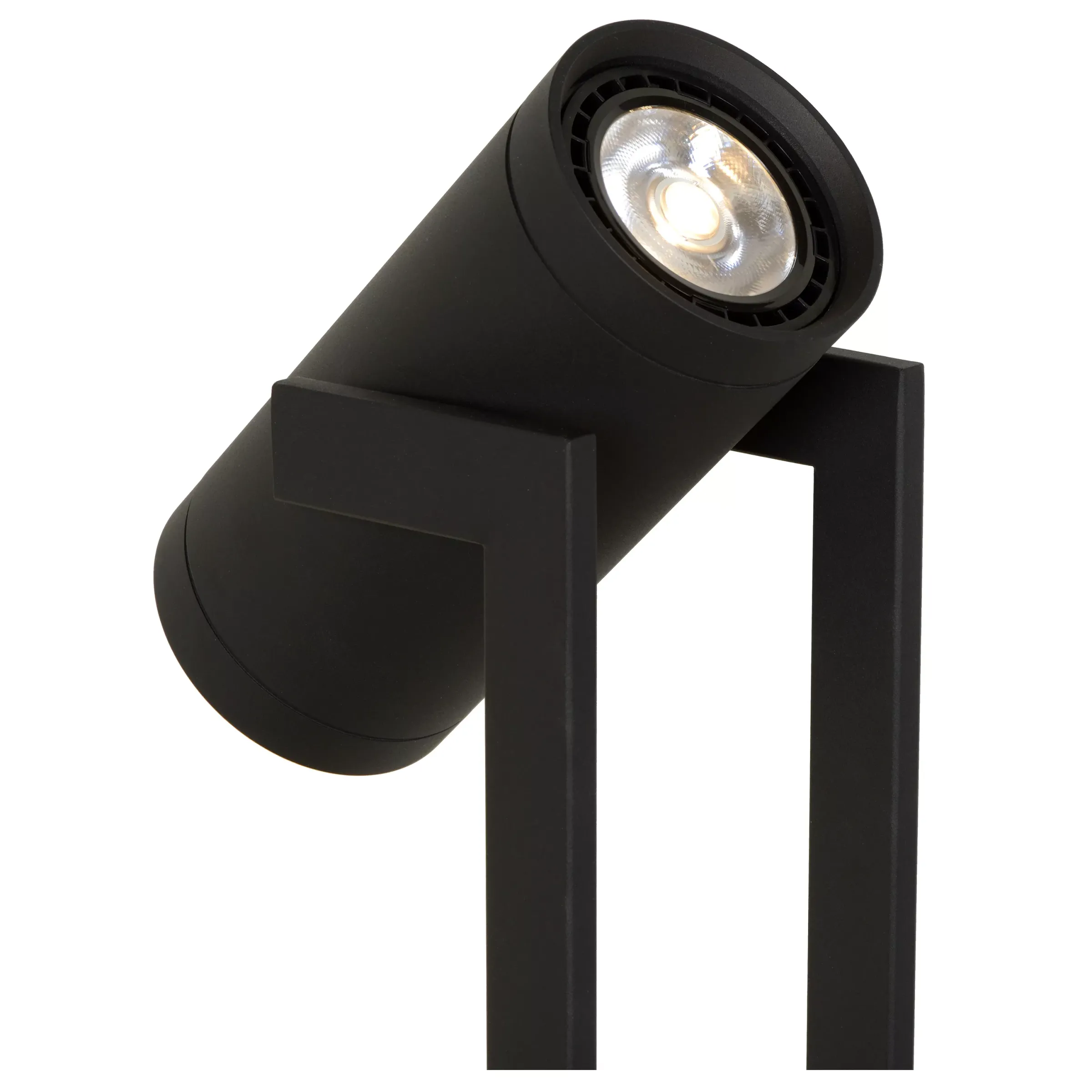 DOME - Vloerlamp - LED Dim to warm - GU10 (ES111) - 2x12W 2200K/3000K - Zwart*Lucide Cheap
