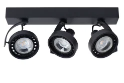 DORIAN - Plafondspot - LED Dim to warm - GU10 (ES111) - 3x12W 2200K/3000K - Zwart*Lucide Flash Sale
