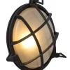 DUDLEY - Wandlamp Binnen/Buiten - Ø 22 cm - 1xE27 - IP65 - Zwart*Lucide Best