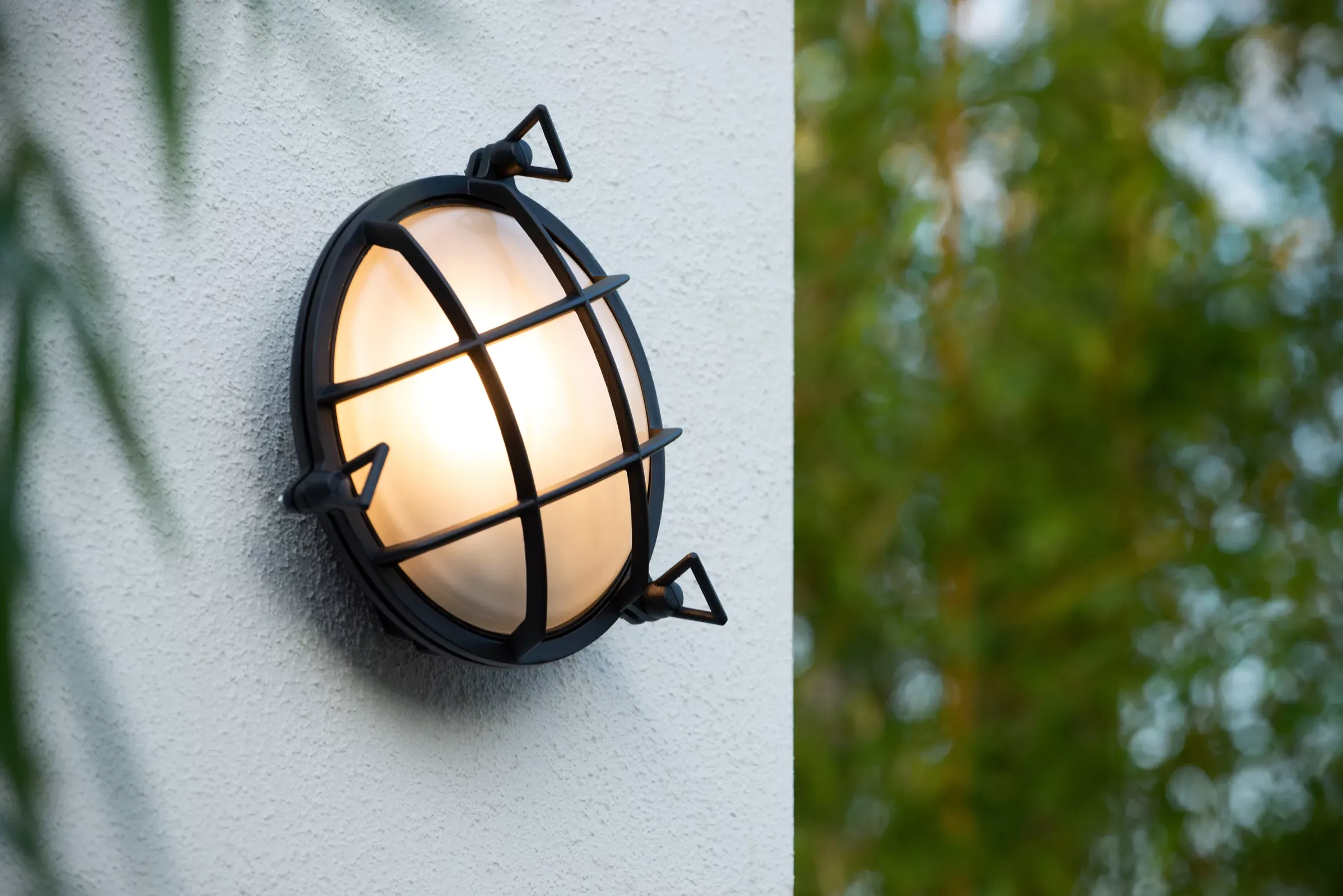DUDLEY - Wandlamp Binnen/Buiten - Ø 22 cm - 1xE27 - IP65 - Zwart*Lucide Best
