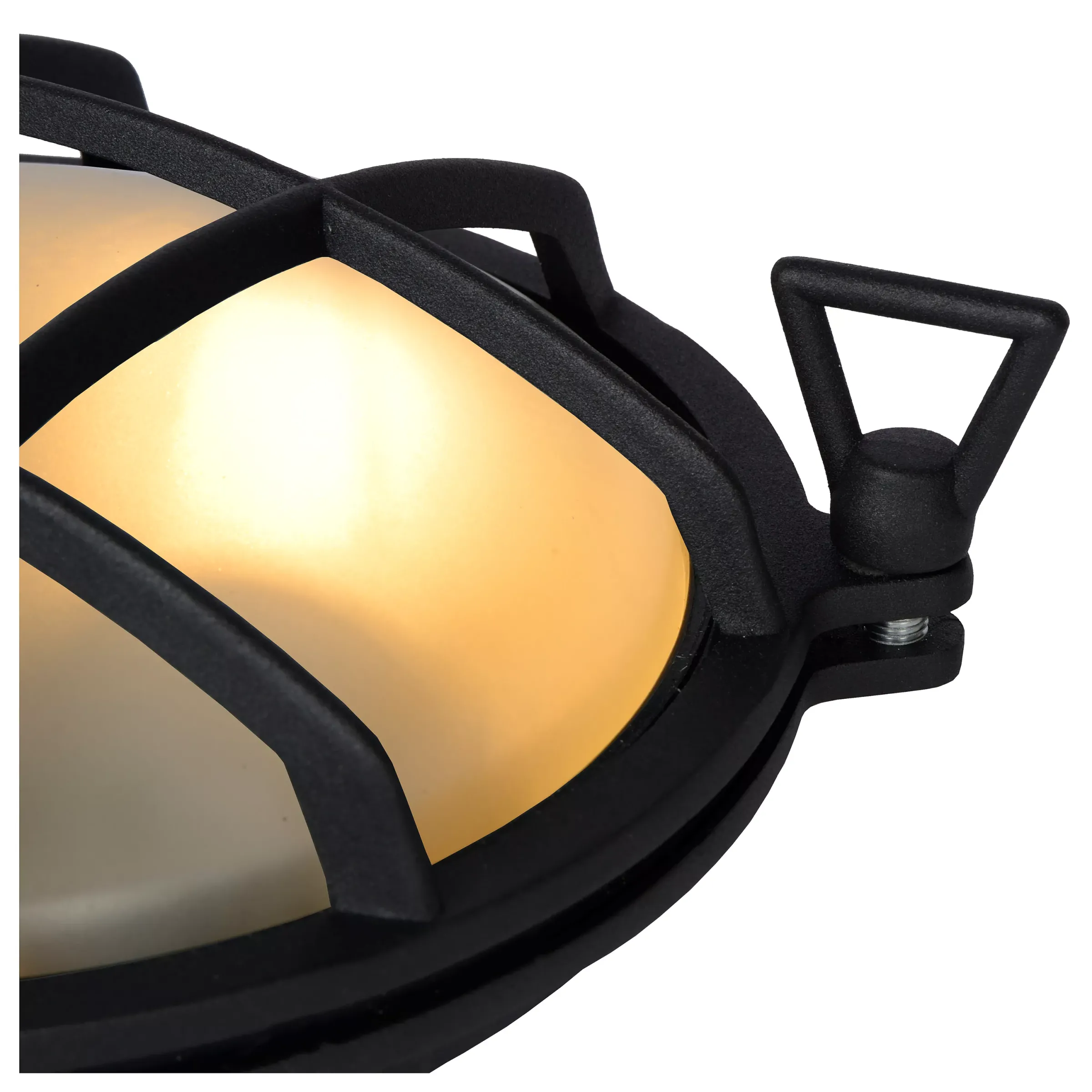 DUDLEY - Wandlamp Binnen/Buiten - Ø 22 cm - 1xE27 - IP65 - Zwart*Lucide Best