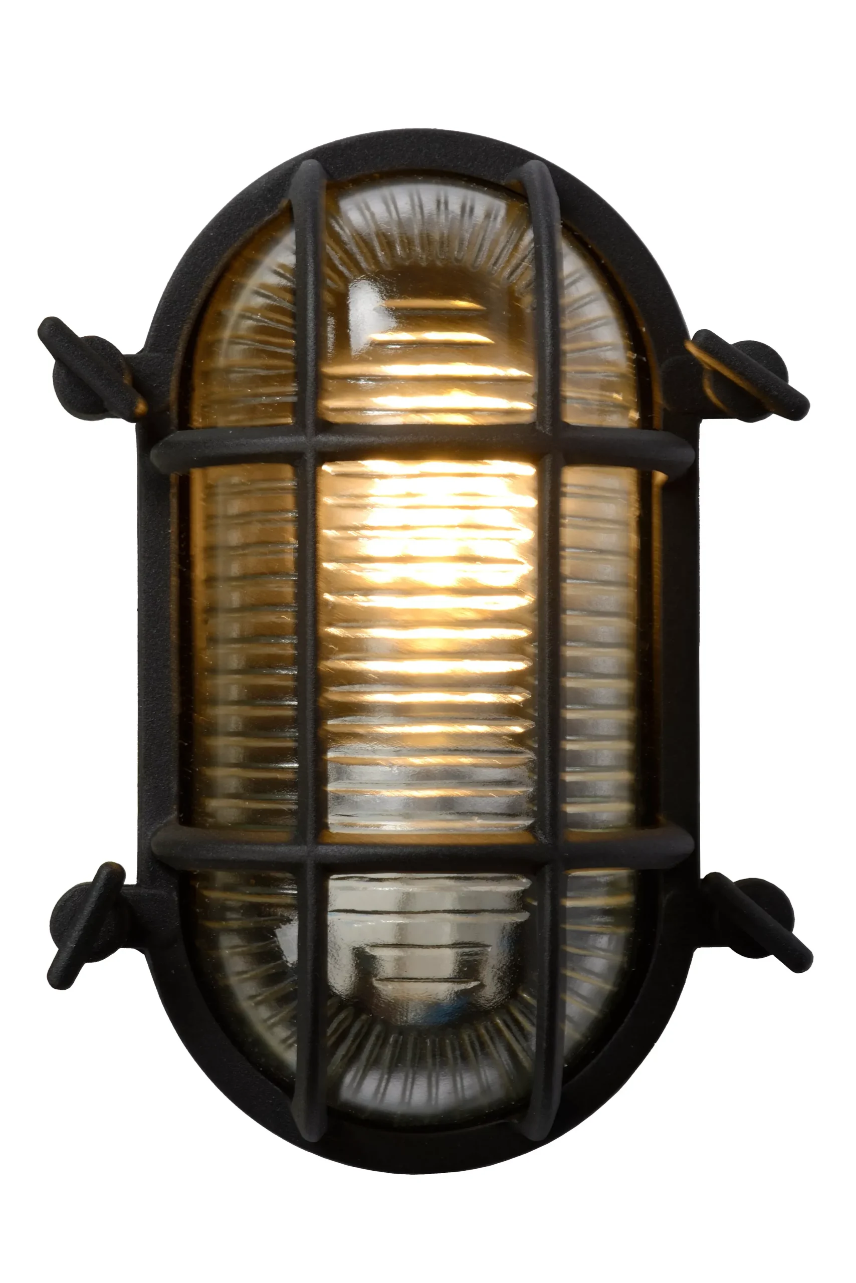 DUDLEY - Wandlamp Binnen/Buiten - 1xE27 - IP65 - Zwart*Lucide Best